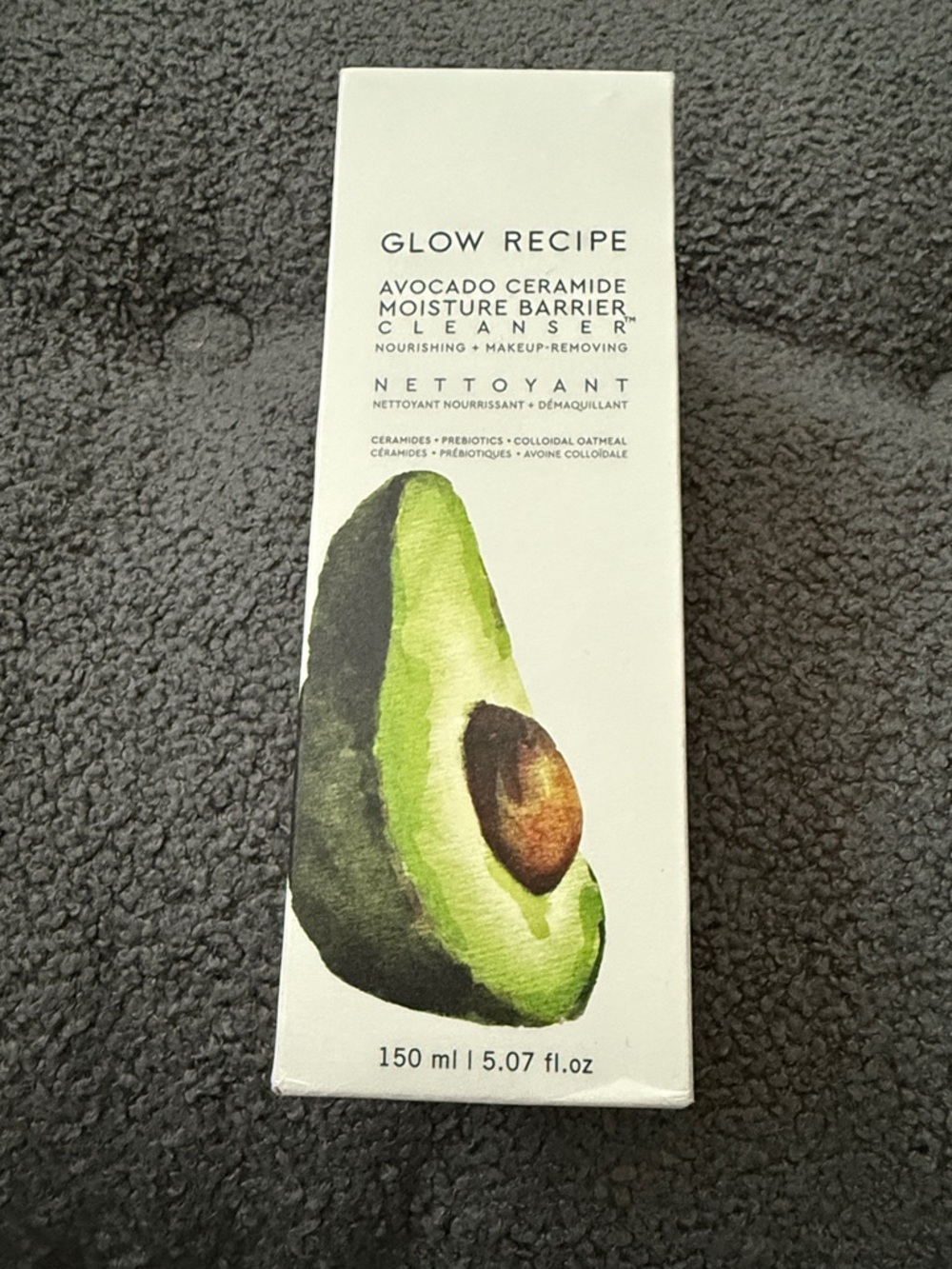 Glow Recipe Avocado Moisture Barrier Cleanser – Green & White Packaging